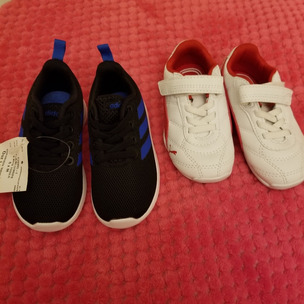 2 Pair Toddler Tennis Shoes